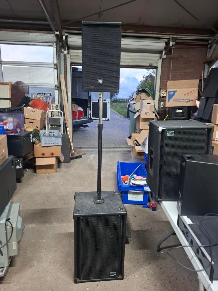 Complete PA geluidsset met subwoofer en topkast, Gebruikt, Onbekend@voorbeeld.com, Onbekend, Complete surroundset