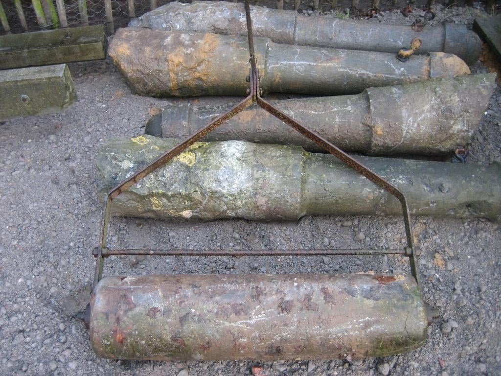 oude arduinen landrol met ijzerwerk, Ophalen, Gebruikt