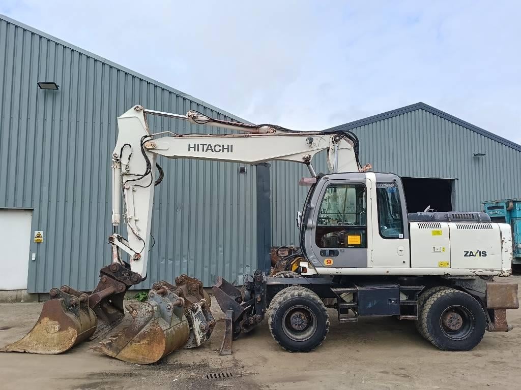 Hitachi ZX 180 W mobile excavator bagger graafmachine 18 T, Graafmachine