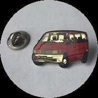 MERCEDES BENZ SPRINTER pin, rood, Ophalen of Verzenden, Zo goed als nieuw, Transport, Speldje of Pin