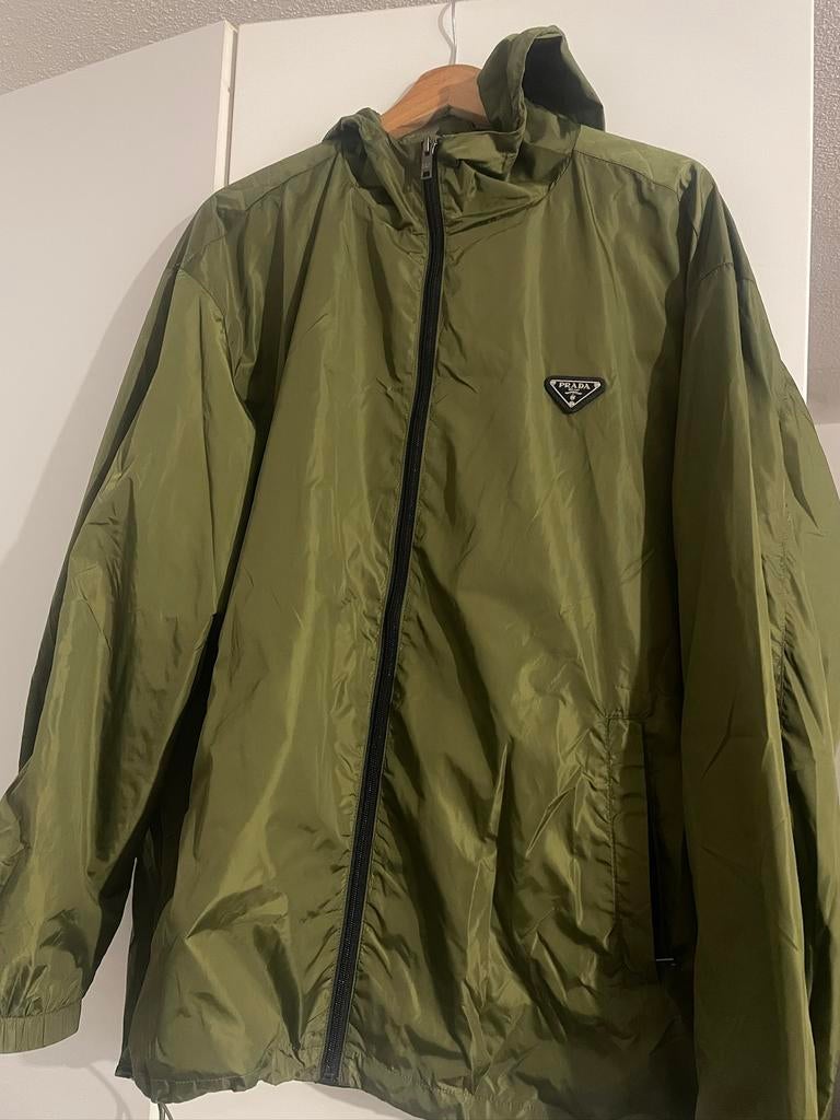 Prada windbreaker ReNylon, Ophalen of Verzenden, Zo goed als nieuw, Groen