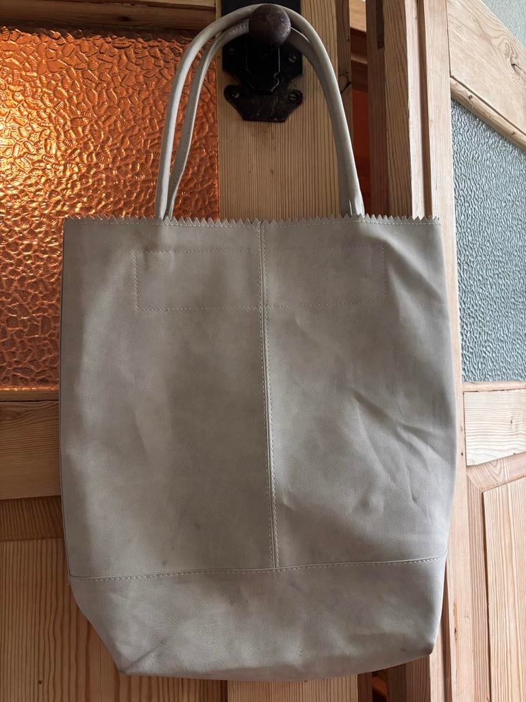 Zebra grijze tas met make-up tasje - ongebruikt, Sieraden, Tassen en Uiterlijk, Tassen | Damestassen, Ophalen of Verzenden, Nieuw