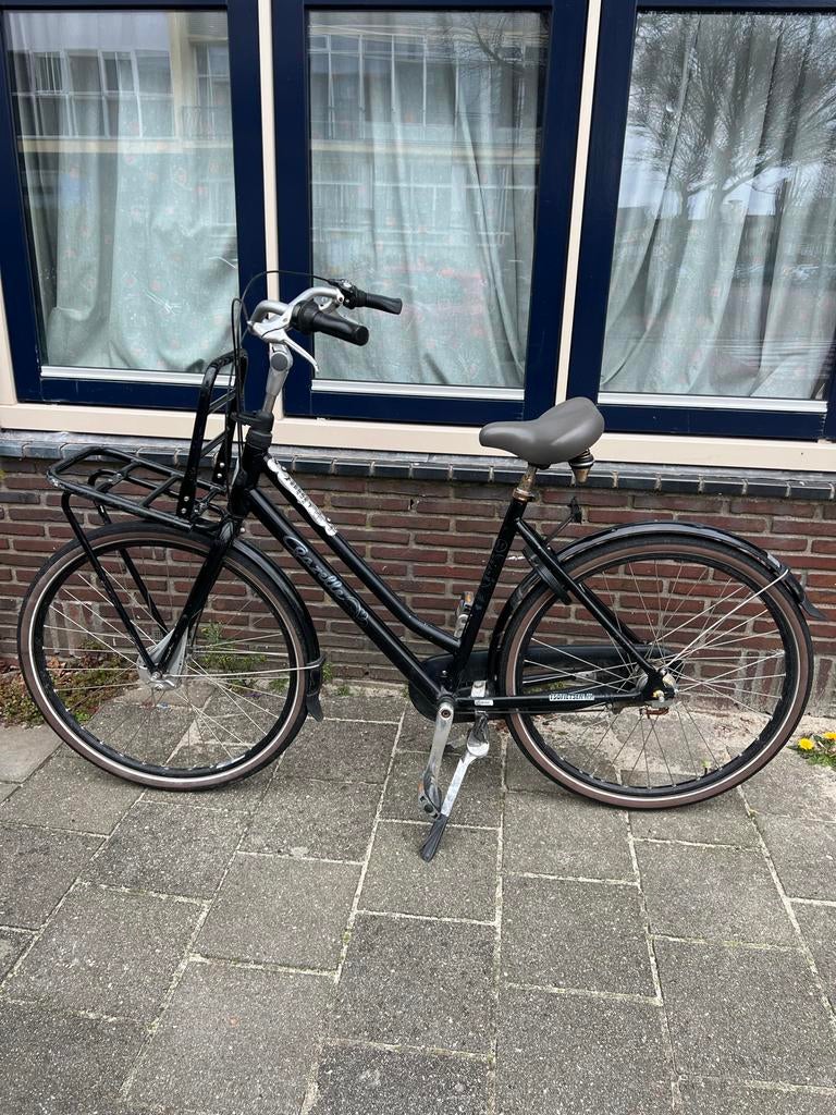 Gazelle damesfiets met voordrager - 3 versnellingen, Fietsen en Brommers, Fietsen | Dames | Damesfietsen, Gebruikt, Gazelle, Versnellingen