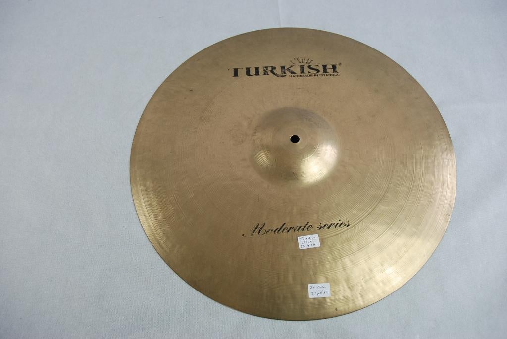 Turkish Moderate ride bekken 2376gr. 20 inch  <231429>, Gebruikt, ., Drums of Percussie, Ophalen of Verzenden