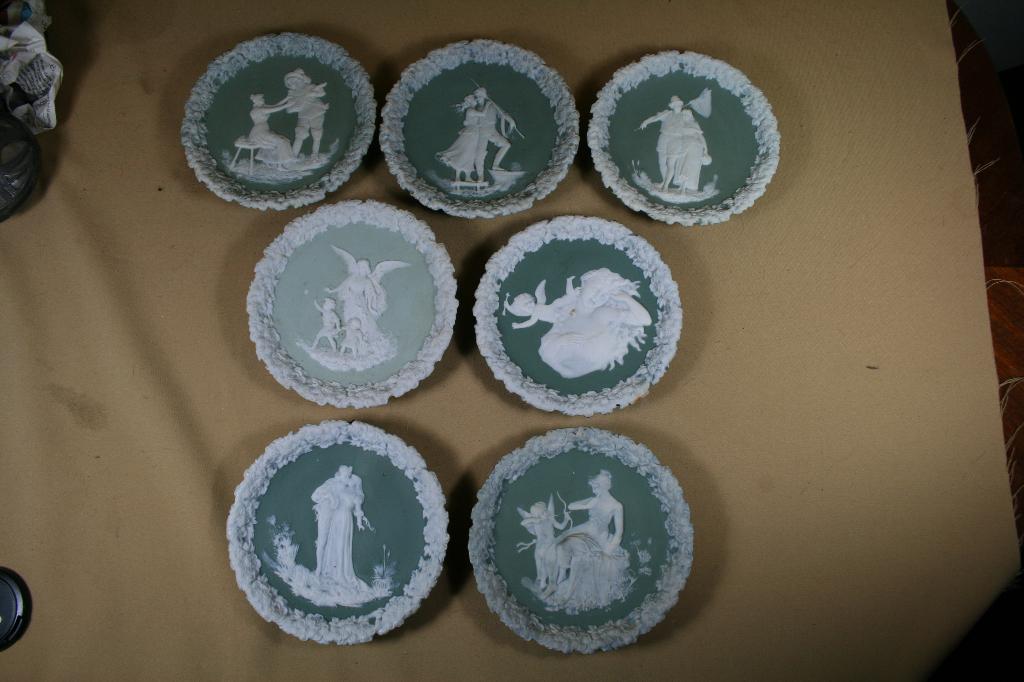Duits jasperware plaquette Wedgwood, Ophalen of Verzenden