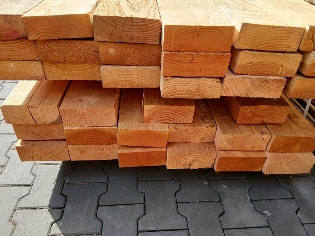 Douglas balken 5 meter lang, Ophalen, Nieuw, 250 cm of meer, Balken