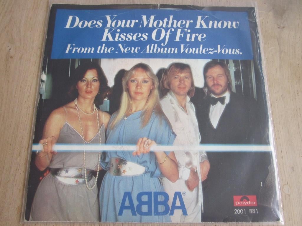 Abba - Does your mother know, Cd's en Dvd's, Vinyl Singles, Verzenden, 7 inch, Single, Zo goed als nieuw
