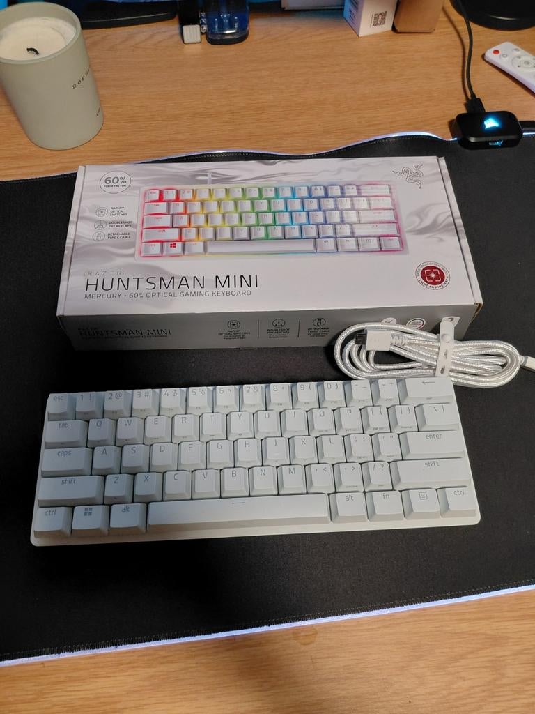 Razer Huntsman Mini 60% Gaming Toetsenbord, Gaming toetsenbord, Ophalen of Verzenden, Zo goed als nieuw, Razer