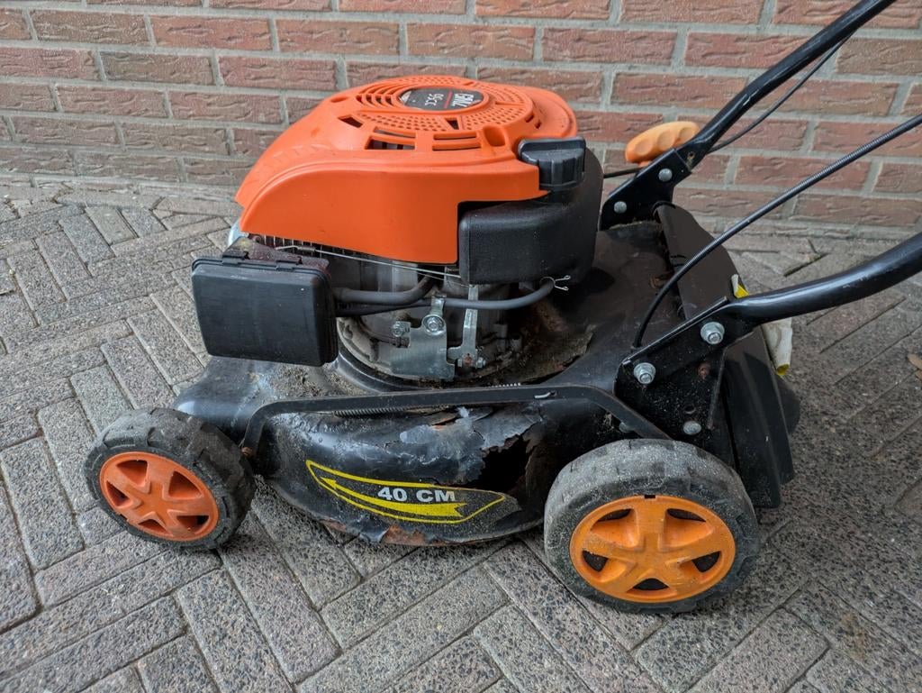 Sloop /onderdelen /te bruiken ruw terrein maaier., Ophalen, Cirkelmaaier, Gebruikt, Benzine-grasmaaier