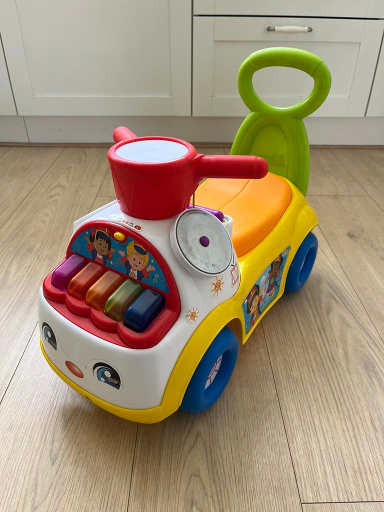 Fisher-Price Little People Music Parade - Loopauto - Geel, Ophalen, Gebruikt, Loopvoertuig