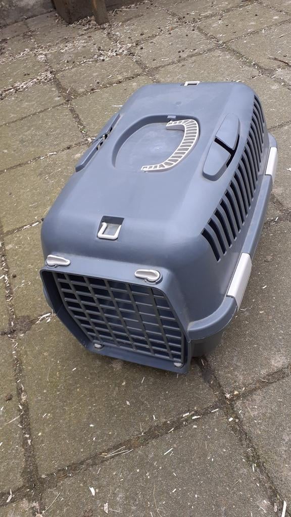 Papillon reismand grijs, Dieren en Toebehoren, Ophalen of Verzenden, Zo goed als nieuw