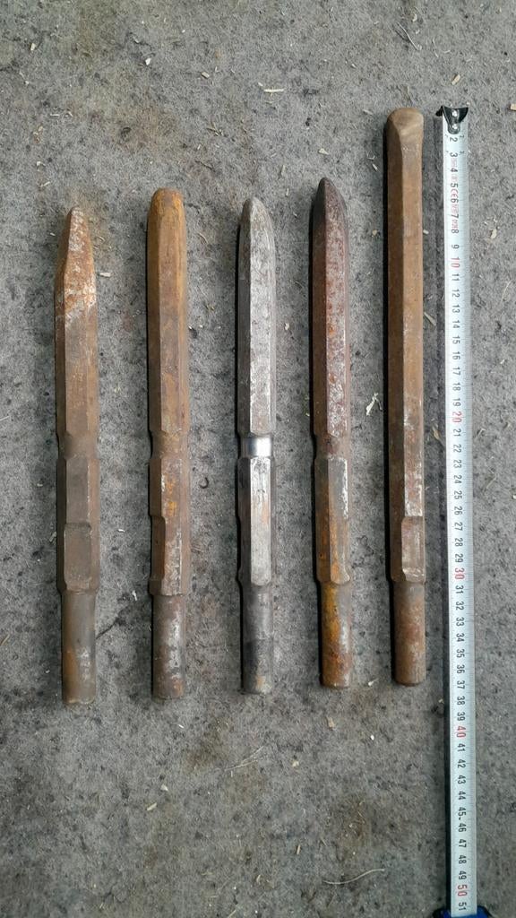 Beitel beitels kango hex breekhamer sloophamer, Ophalen of Verzenden, Gebruikt