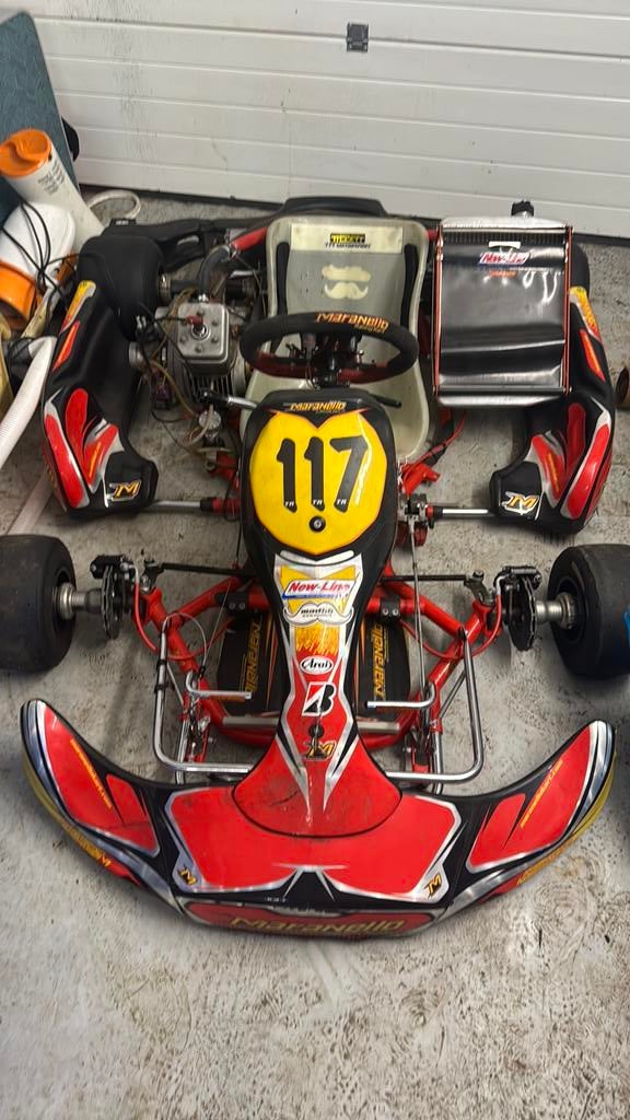 Kart 125cc kz maranello, Ophalen, Zo goed als nieuw, Kart