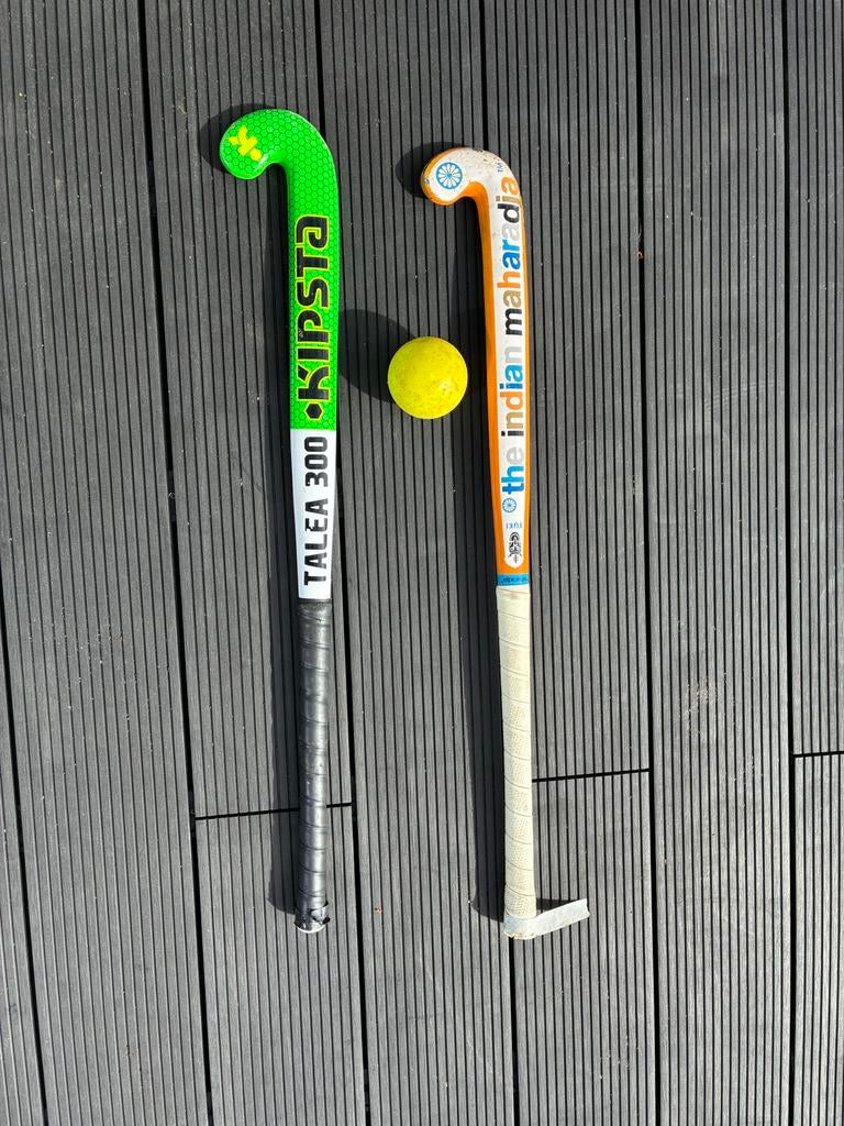 2 Hockey sticks kind 76cm, Sport en Fitness, Hockey, Ophalen, Gebruikt, Stick