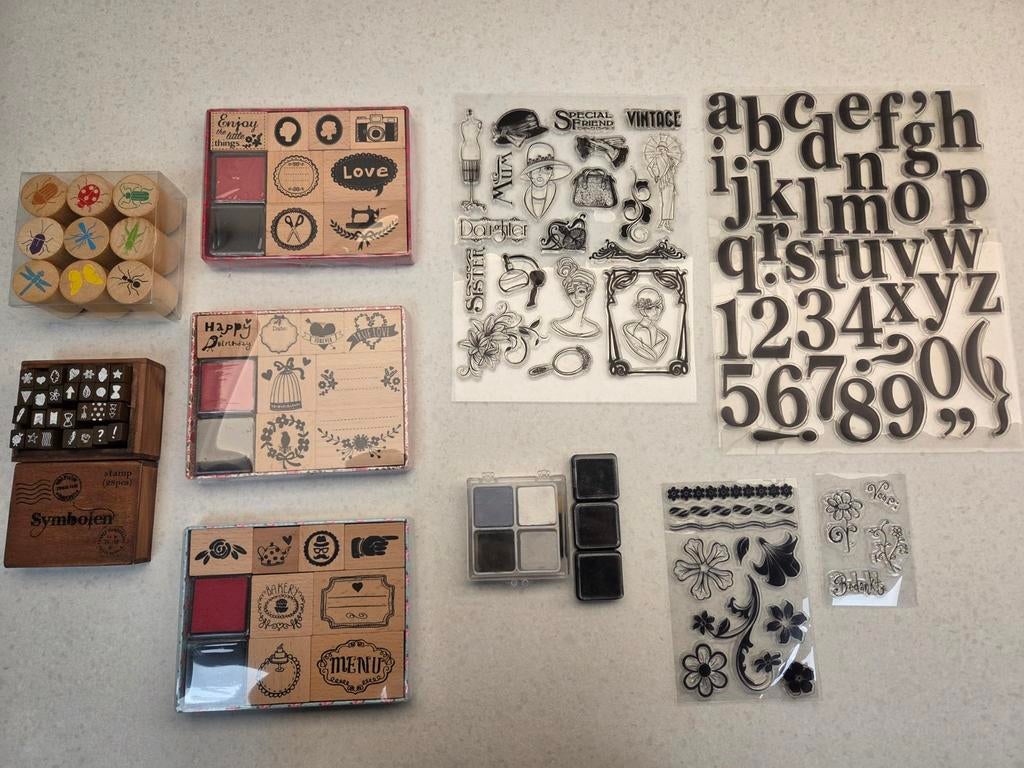 Houten stempels en clear stempels, Ophalen of Verzenden, Houten stempel