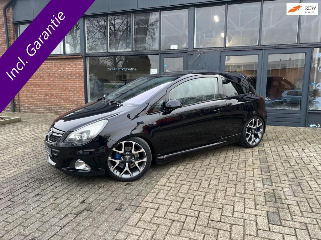 Opel Corsa 1.6-16V Turbo OPC, Volleer, Navi, facelift, Uniek, Auto's, Gebruikt, Zwart, Zwart, Bedrijf
