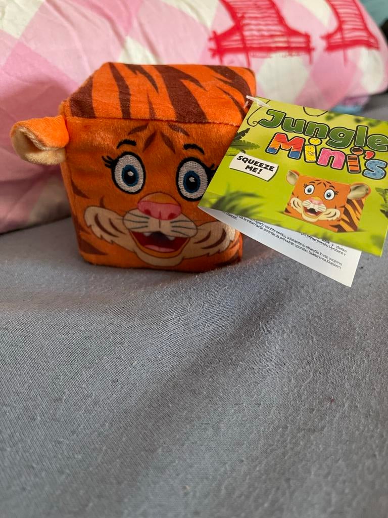 Jungle Mini's Tijger Knuffel - Nieuw met label, Ophalen of Verzenden, Nieuw, Overige typen