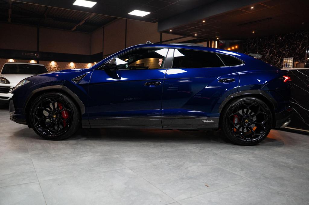 Lamborghini URUS Performante FULLCARBON|AKRA|B&O|PANO, Automaat, Urus, Blauw, Alcantara