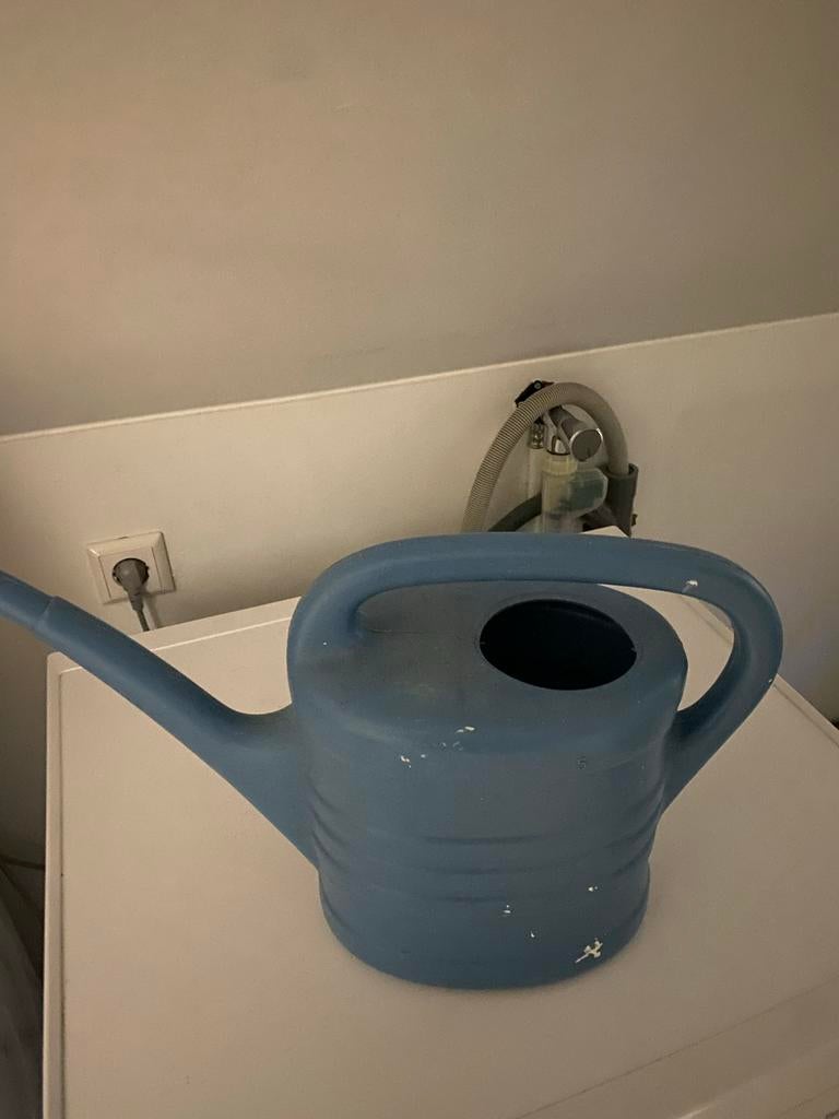 Blauwe gieter, Ophalen of Verzenden, Gebruikt, Kunststof