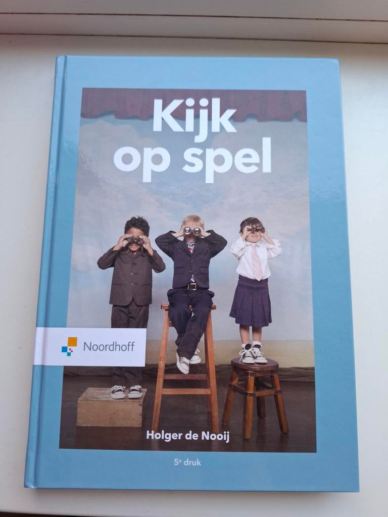 Kijk op spel - Holger de Nooij 5e druk, Ophalen of Verzenden, Nieuw, HBO, Noordhoff Uitgevers