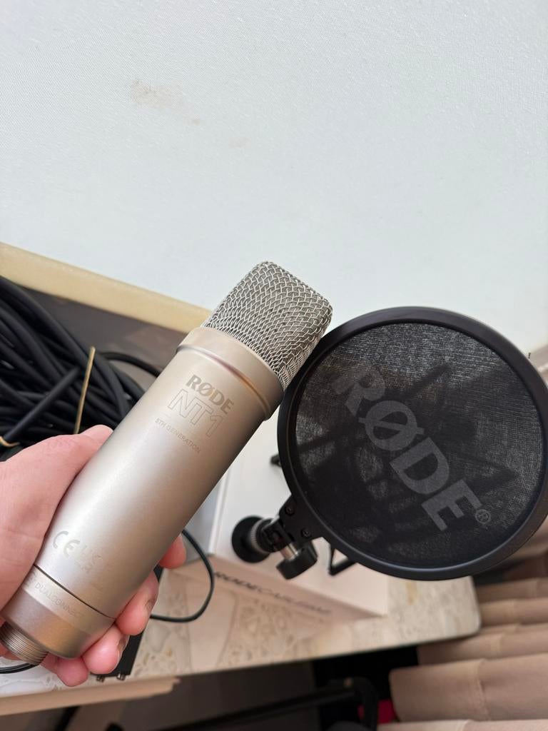 Rode NT1 5th Generation condensator microfoon, Muziek en Instrumenten, Ophalen of Verzenden, Gebruikt, Studiomicrofoon