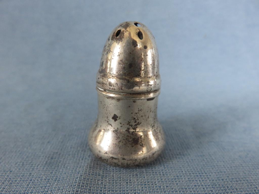 Zout / peper strooier in sterling zilver - 20e eeuw, Antiek en Kunst, Ophalen of Verzenden, Zilver