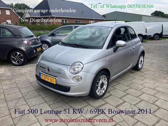 FIAT 500 1.2 Lounge Airco Garage Onderhouden, Euro 5, Gebruikt, 4 cilinders, 840 kg