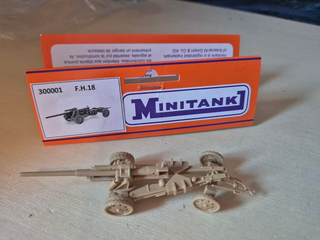 H0 roco minitanks howitzer kanon artillerie FH18 DR, Ophalen of Verzenden, Gelijkstroom, Wagon, Roco