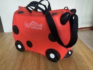 Trunki Ride-On handbagage koffer reiskoffer kinderkoffer, Sieraden, Tassen en Uiterlijk, Koffers, Hard kunststof, Minder dan 50 cm