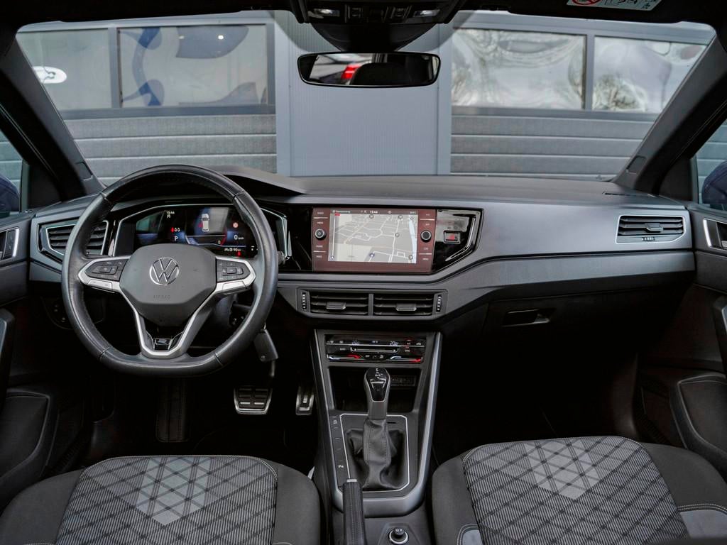 Volkswagen Polo 1.0 TSI 3x R-Line Business Pano|Navi|Carplay, Auto's, Volkswagen, Stof, Gebruikt, Met garantie (alle), Blauw