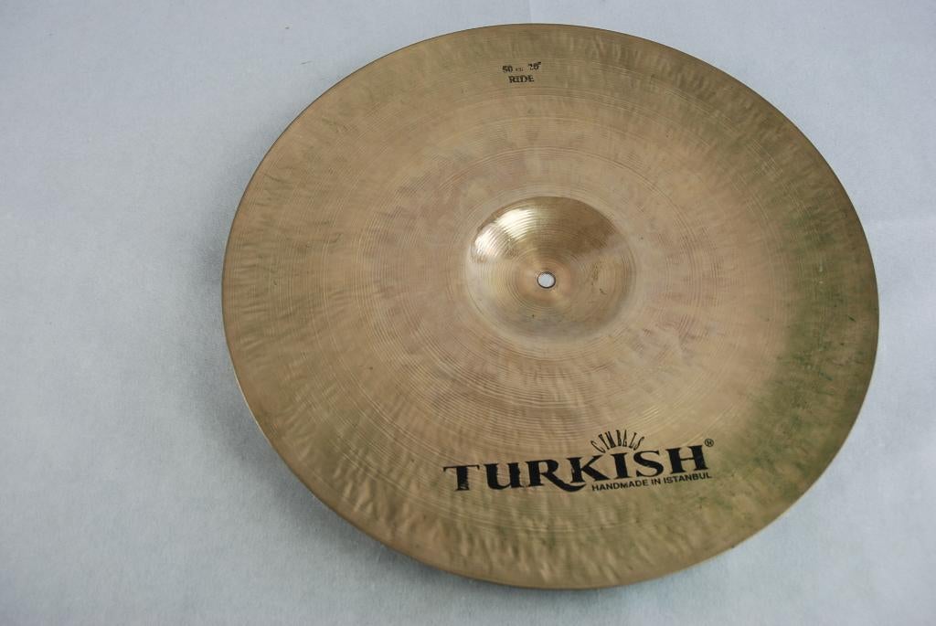 Turkish Moderate ride bekken 2376gr. 20 inch  <231429>, Gebruikt, ., Drums of Percussie, Ophalen of Verzenden
