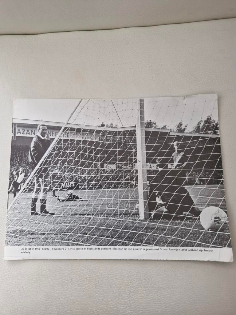 Foto Sparta - Feyenoord 1968, Ophalen of Verzenden