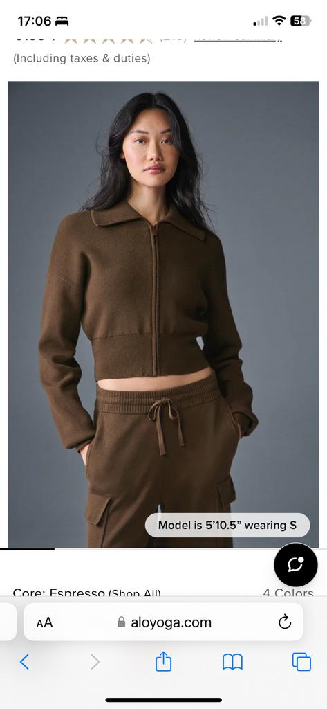 Alo vestje, Kleding | Dames, Ophalen of Verzenden, Zo goed als nieuw, Maat 38/40 (M), Bruin