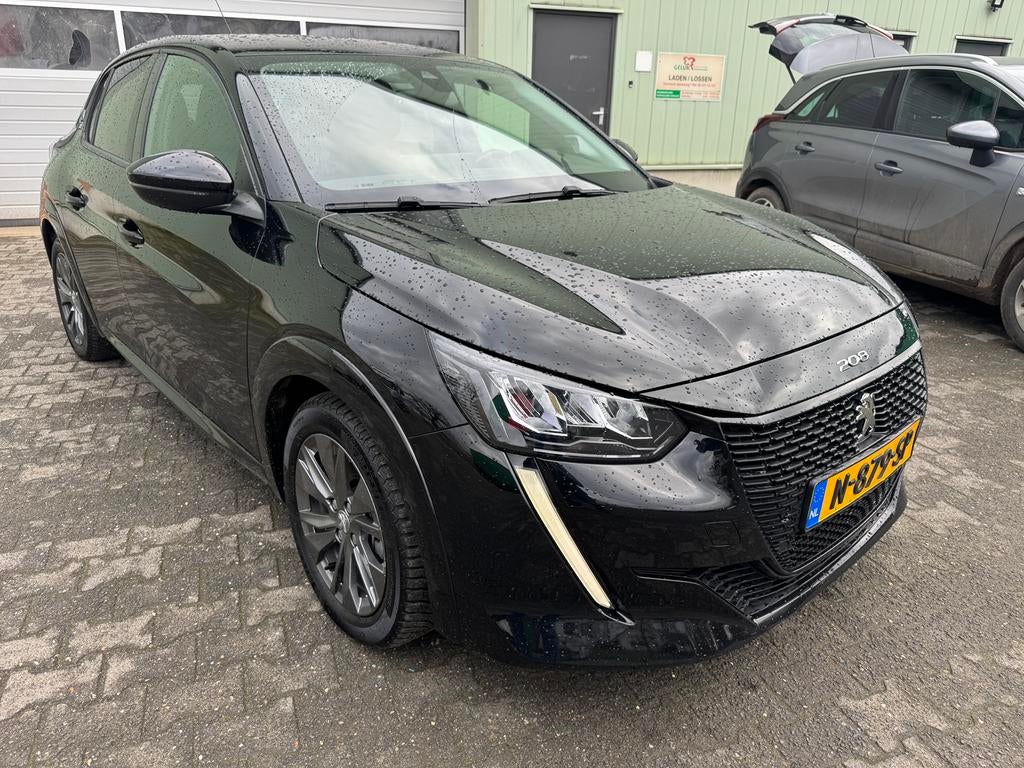 Peugeot 208 EV  Fase 3 Allure Pack Navigatie pdc  Leder, Auto's, Peugeot, Leder en Stof, Zwart, Origineel Nederlands, Elektrisch