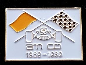 Am Co. 1969-1989 pin, Verzenden, Nieuw, Sport, Speldje of Pin