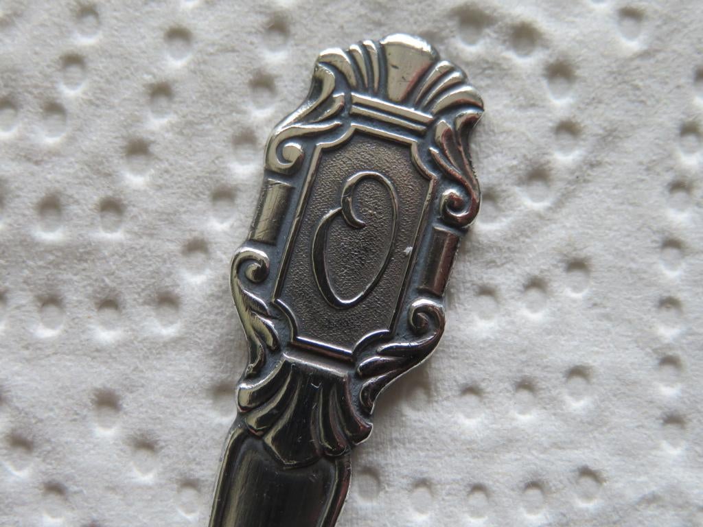 Verzilverd Gero Lepeltje Letter O, Overige materialen, Verzenden, Verzilverd, Zo goed als nieuw