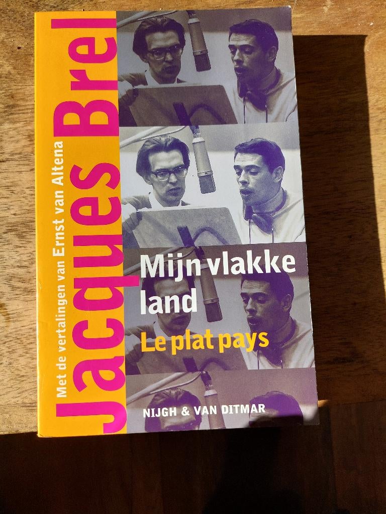 Jacques Brel: Mijn vlakke land, Gelezen, Artiest, Ophalen of Verzenden, Ernst van Altena