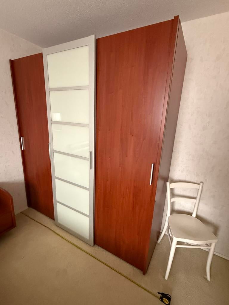 Kledingkast met  3 schuifdeur, Ophalen, Gebruikt, 200 cm of meer, 150 tot 200 cm