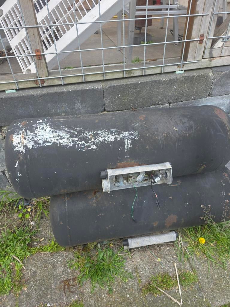 LPG gastank voor vuurkorf of BBQ, Ophalen of Verzenden, Gebruikt