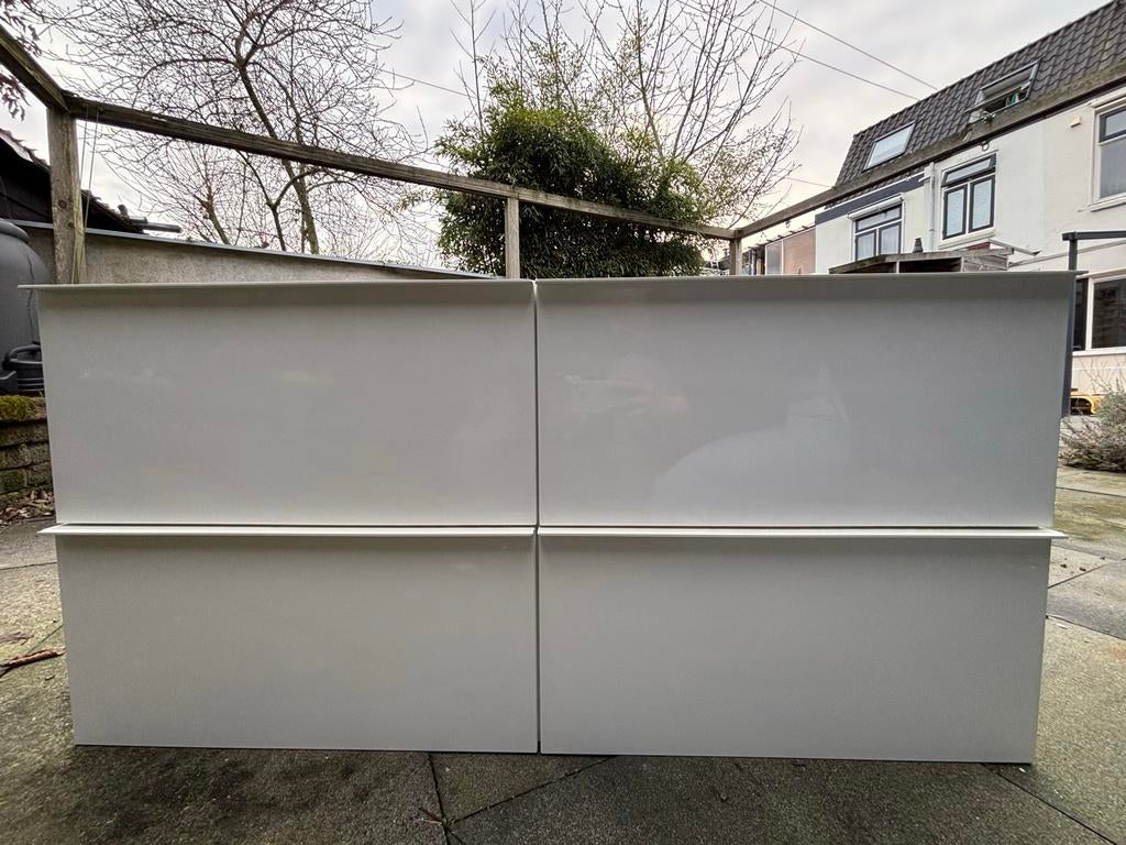 Ikea GODMORGON wastafelkast hoogglans wit 120x47x58 cm, Huis en Inrichting, Ophalen of Verzenden, Gebruikt