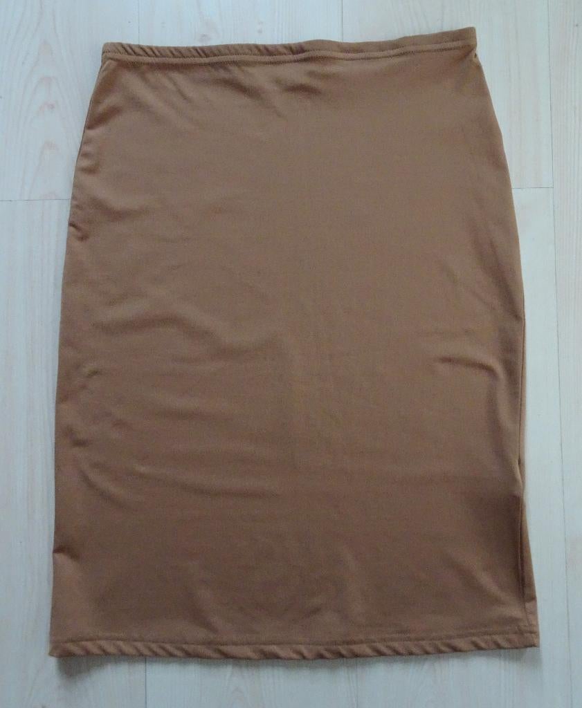 STRETCH ROK VAN PAISLEY MAAT S, Bruin, Ophalen of Verzenden, Zo goed als nieuw, Knielengte