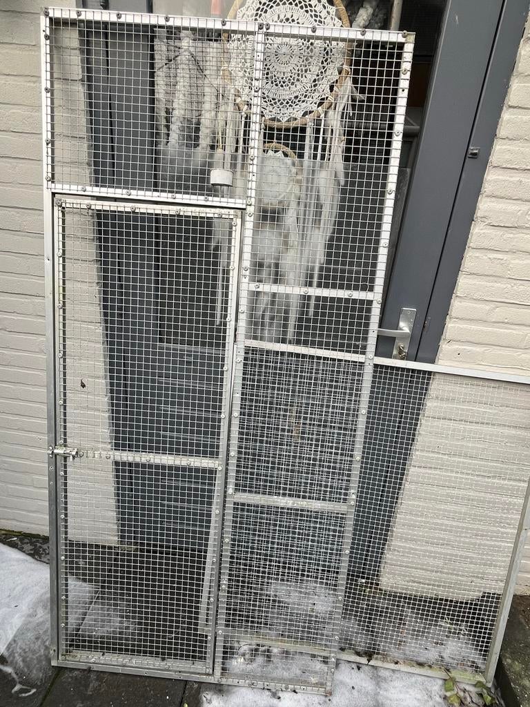 Voliere paneel, Dieren en Toebehoren, Vogels | Toebehoren, Ophalen of Verzenden, Gebruikt, Overige typen