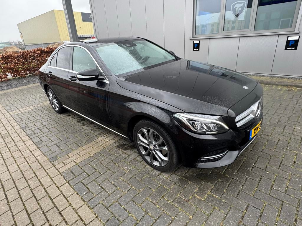 Mercedes-Benz C-Klasse C180 1.6 115KW Aut7 2014 Zwart, Automaat, 1800 kg, Zwart, Zwart