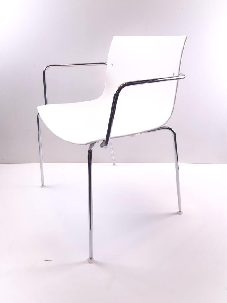 Arper Catifa 53 design stoel, Ophalen, Gebruikt, Wit, Gispen