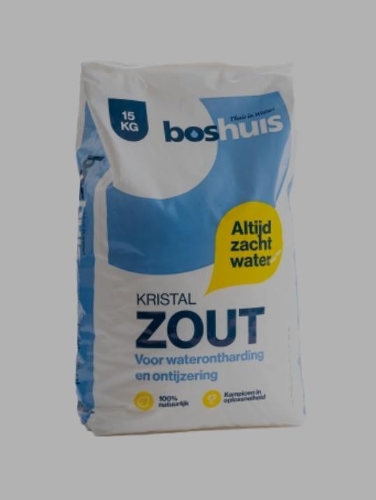 Onthardingszout Boshuis 15 kg., Witgoed en Apparatuur, Waterontharders, Ophalen, Nieuw, Waterontharder met zout