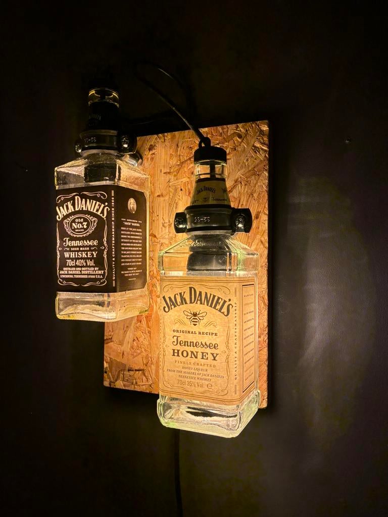 Jack Daniels Wandlamp, Ophalen of Verzenden, Nieuw, Glas, Mancave