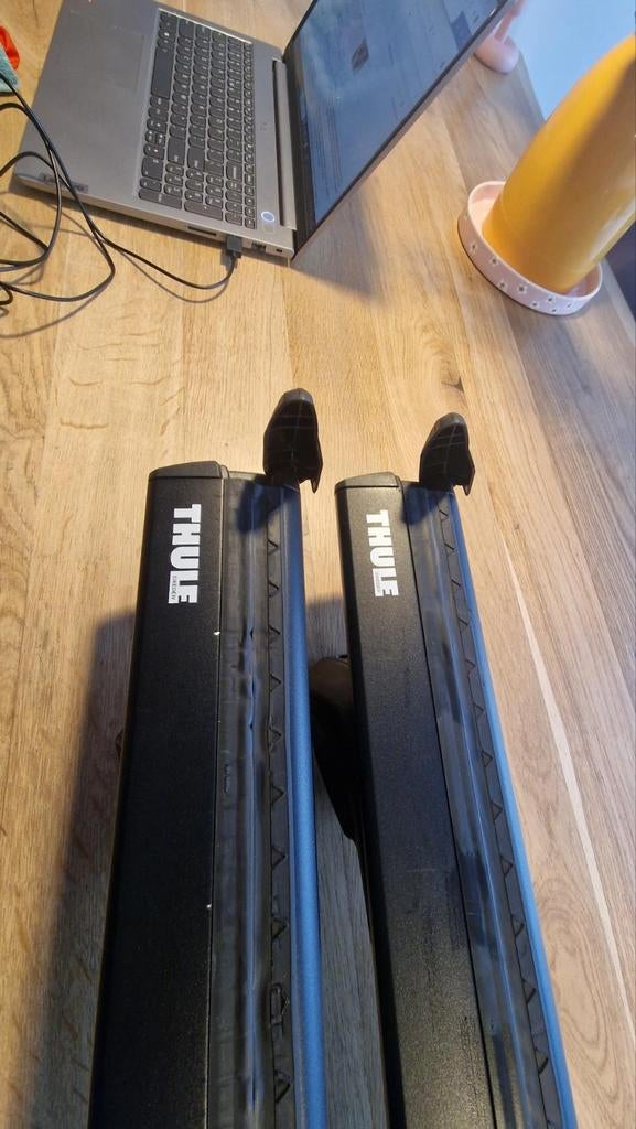 2x Thule Wingbar Evo Black voor VW Golf 7 Variant vanaf 2013, Ophalen