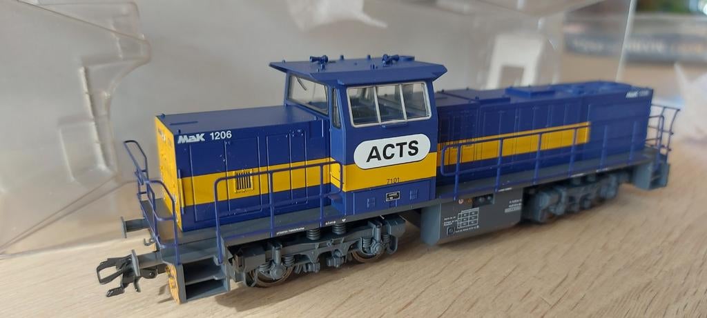 Märklin ACTS MaK 1206 dieselloc MFX artnr 37635 in ovp, Hobby en Vrije tijd, Modeltreinen | H0, Wisselstroom, Locomotief, Ophalen of Verzenden