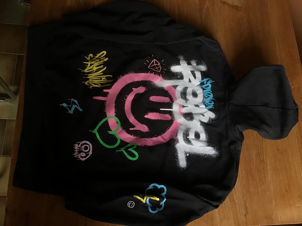 Zwarte hoodie mt.XS.Als nieuw, Ophalen of Verzenden, Zo goed als nieuw, Meisje, Trui of Vest