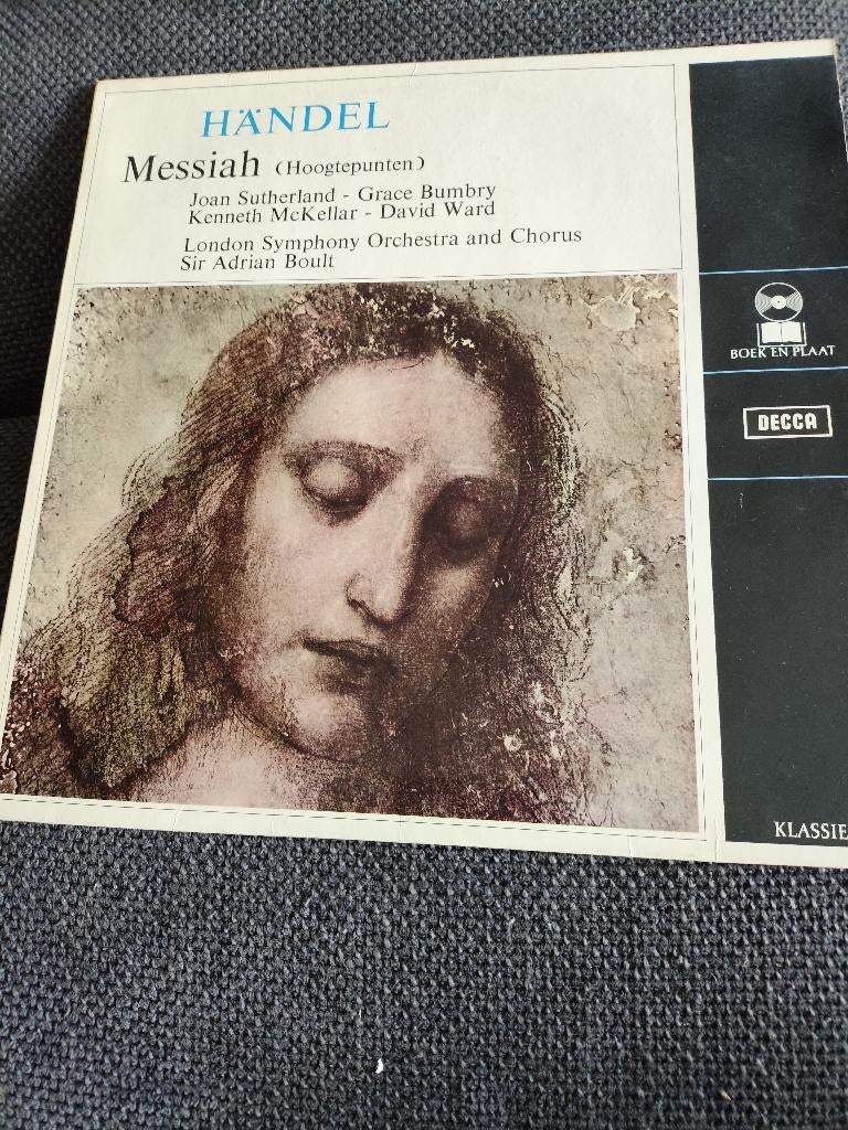 Händel Messiah in nette staat, Kamermuziek, Ophalen of Verzenden, Zo goed als nieuw, 12 inch